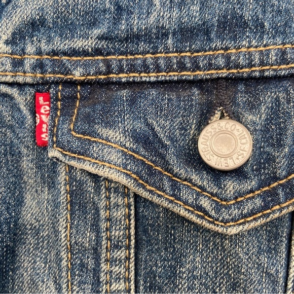 Levi's‎ Denim Trucker Jacket Women's Size Small - Picture 5 of 8